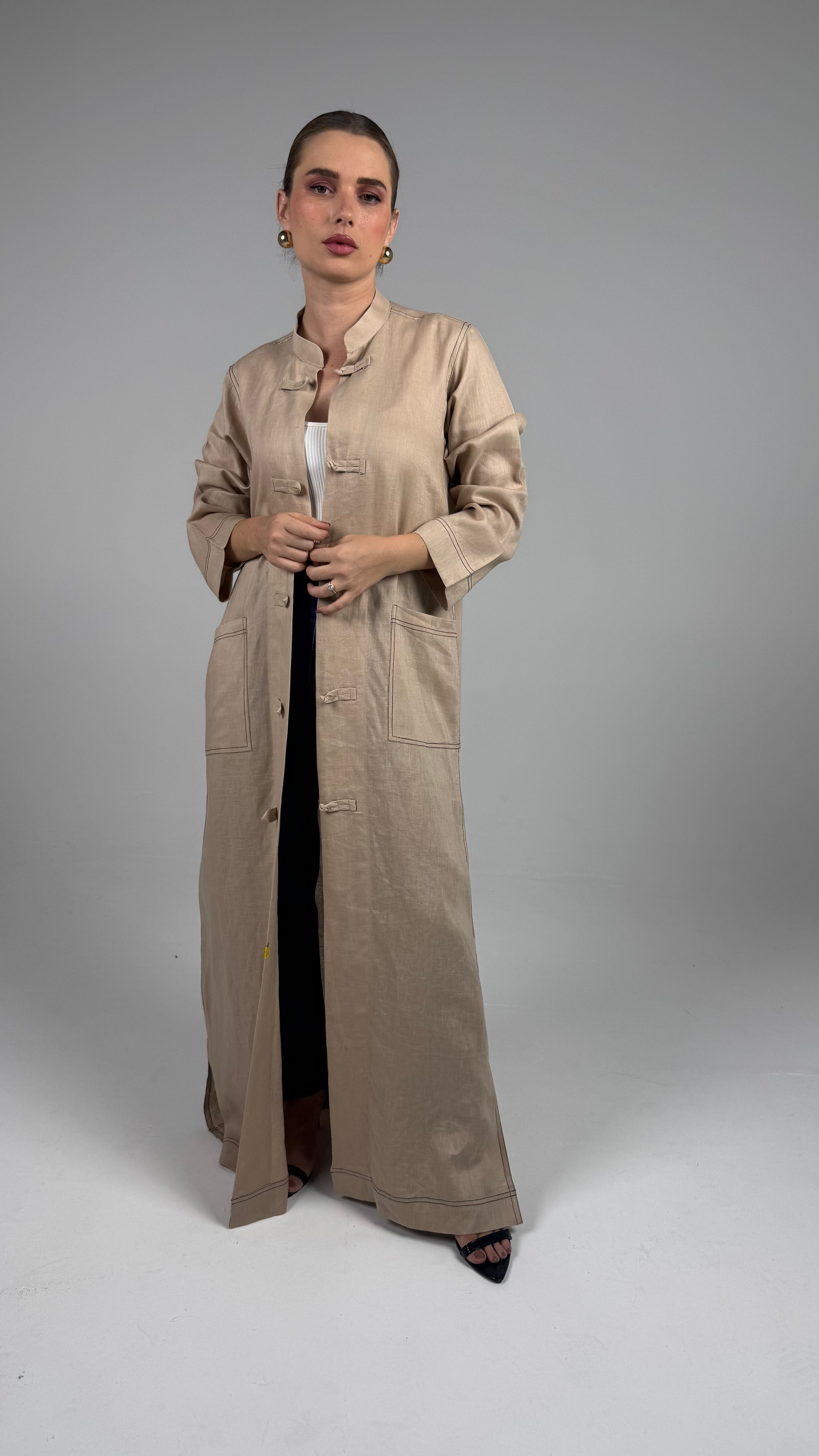 Shang Abaya- Beige