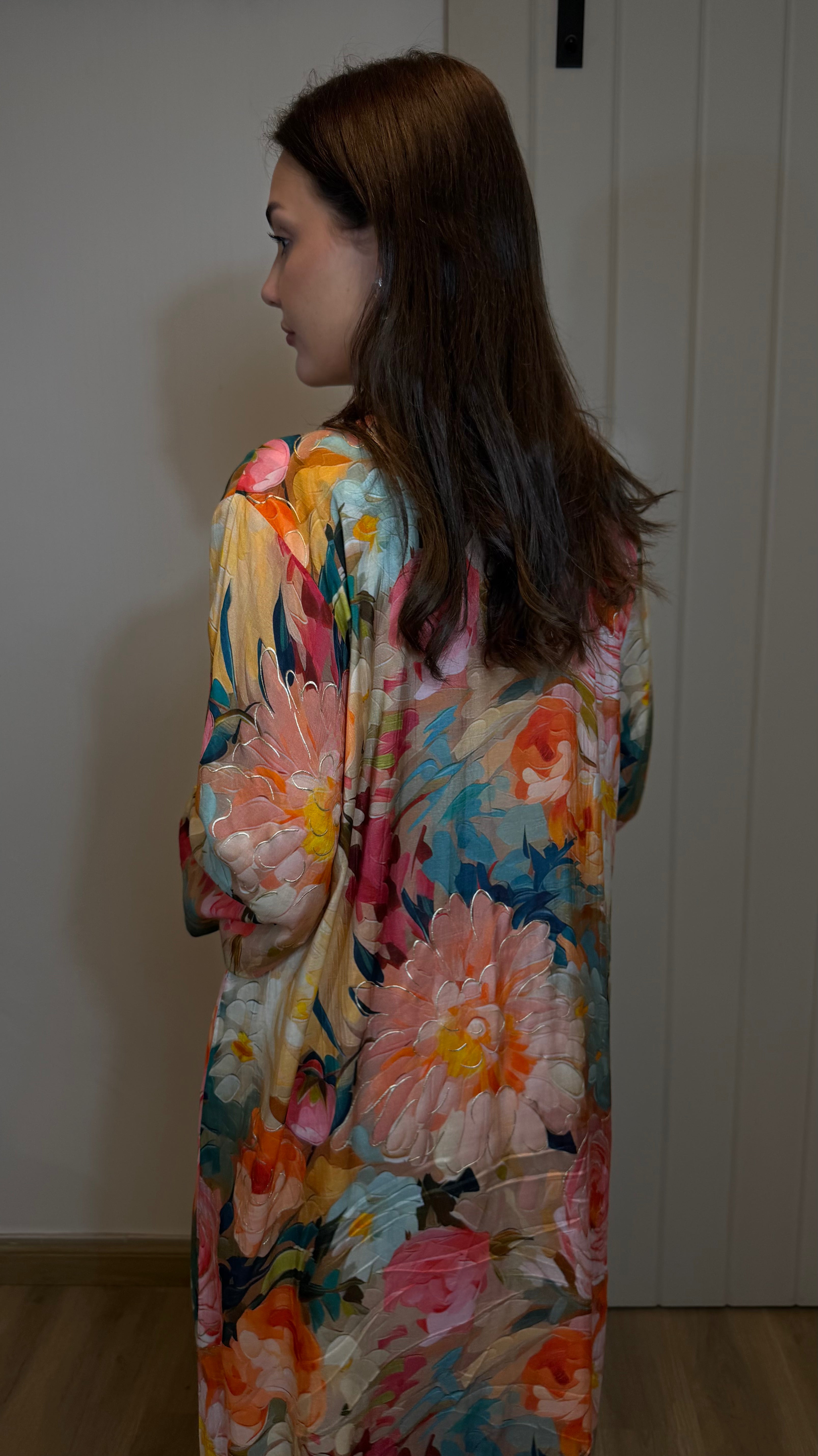 Jalabiya- All Over Flowers