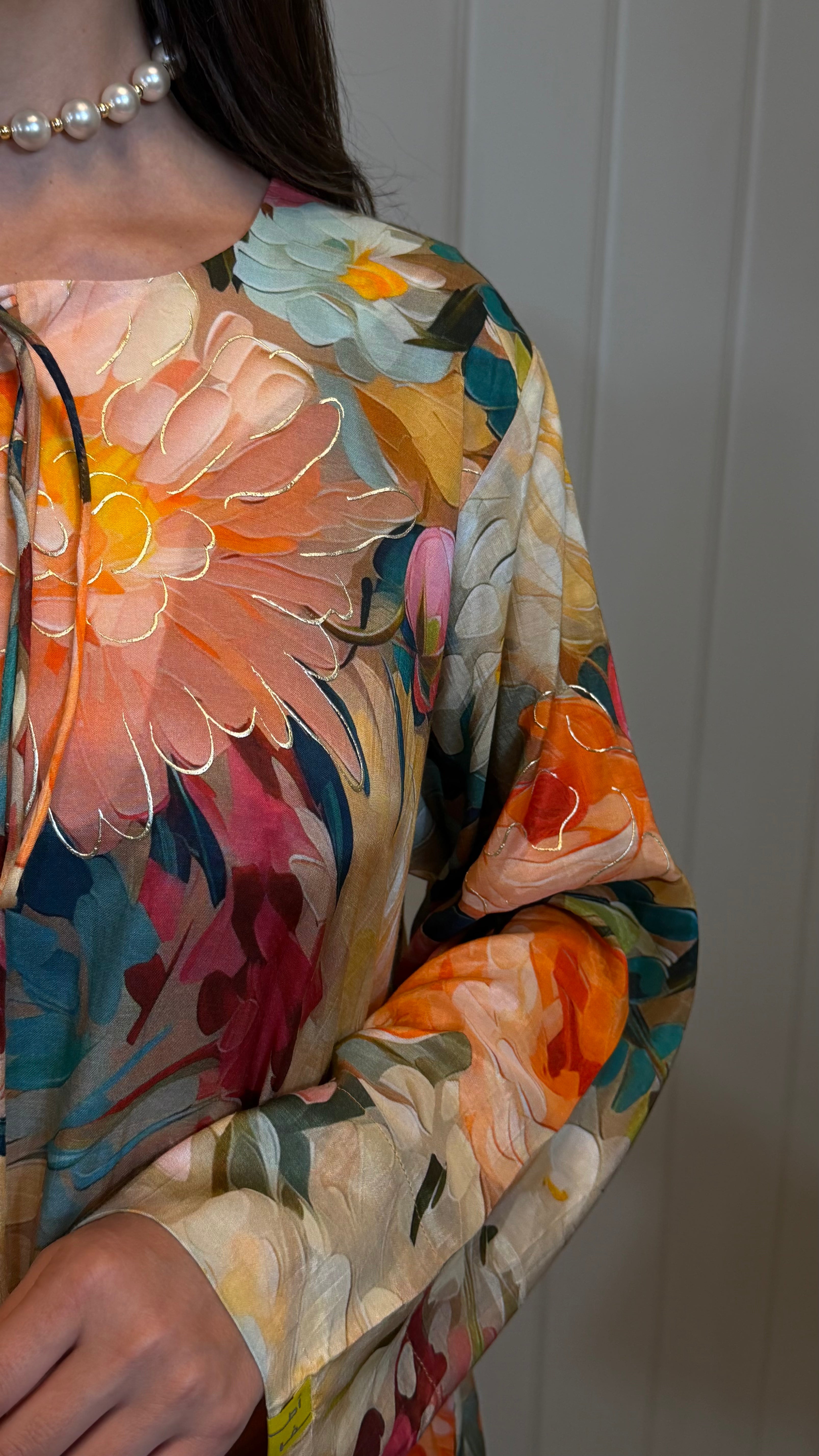 Jalabiya- All Over Flowers