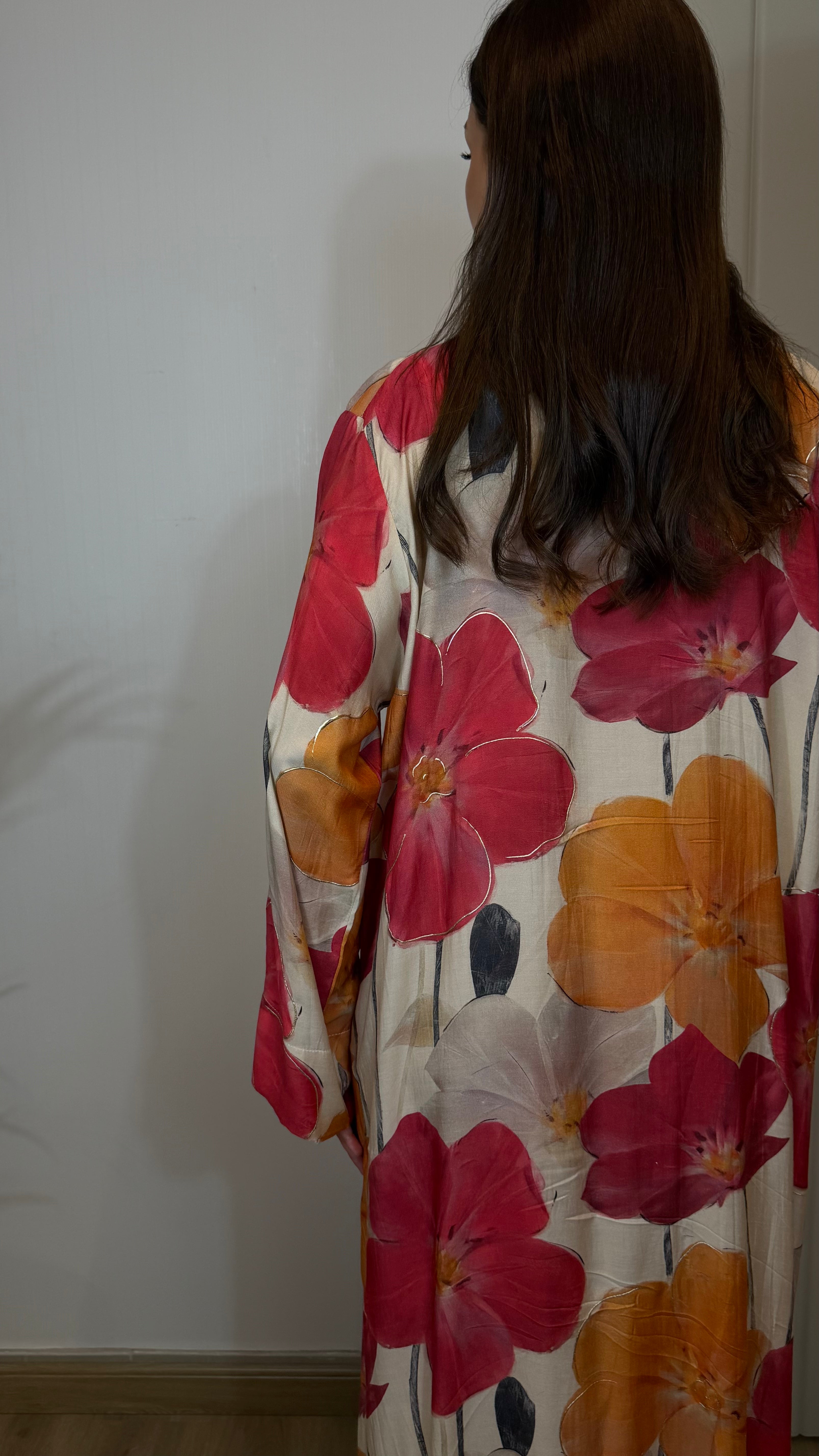 Jalabiya- Red Floral