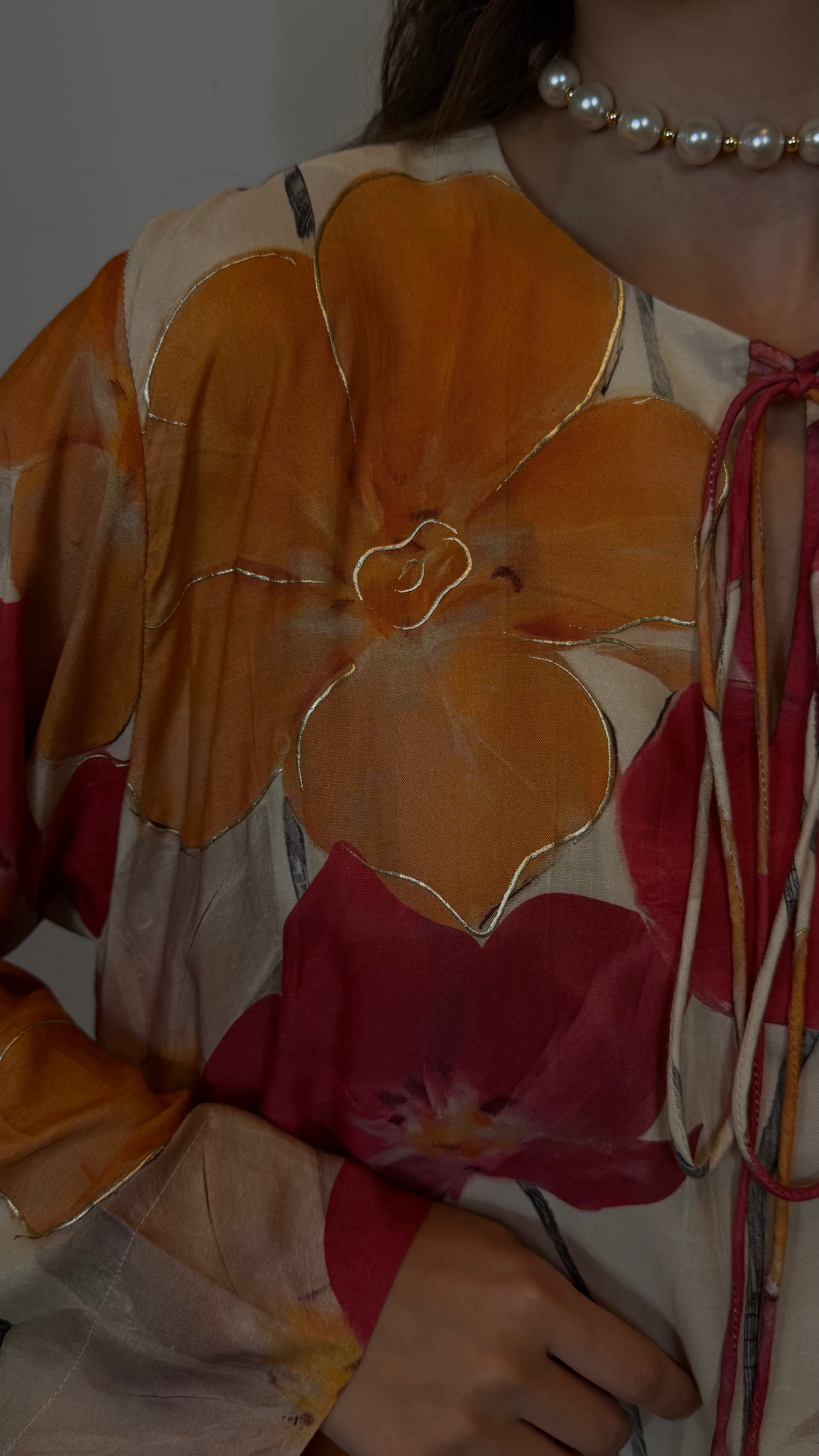 Jalabiya- Red Floral