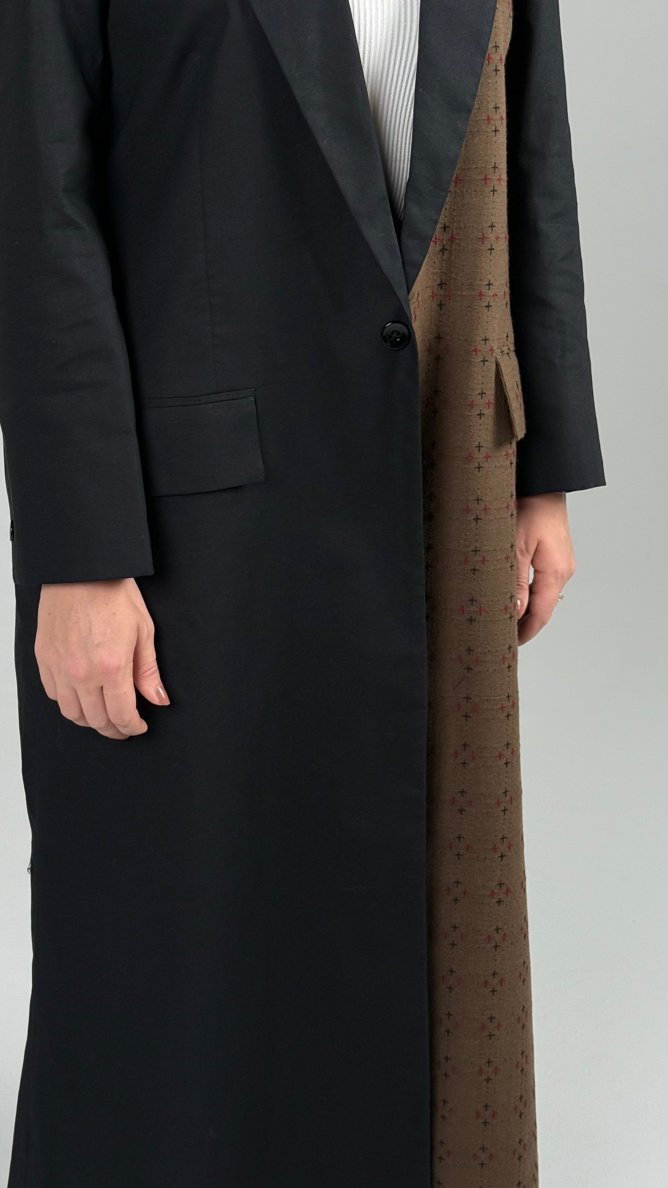 Sneakers Blazer- Black/Brown Embroidery