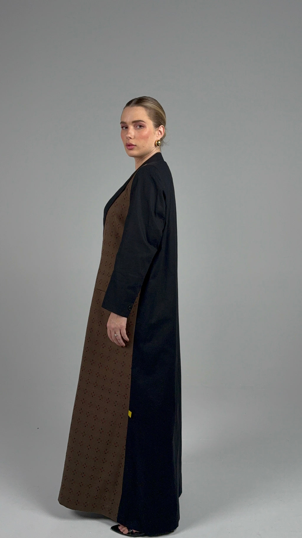 Sneakers Blazer- Black/Brown Embroidery