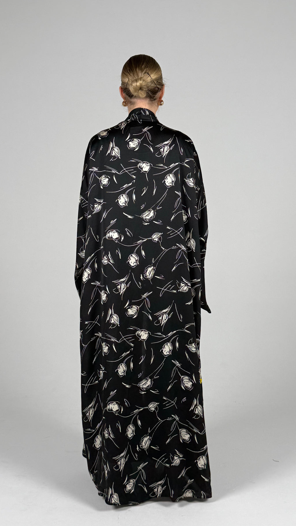 Pocket Abaya-Black Tulip
