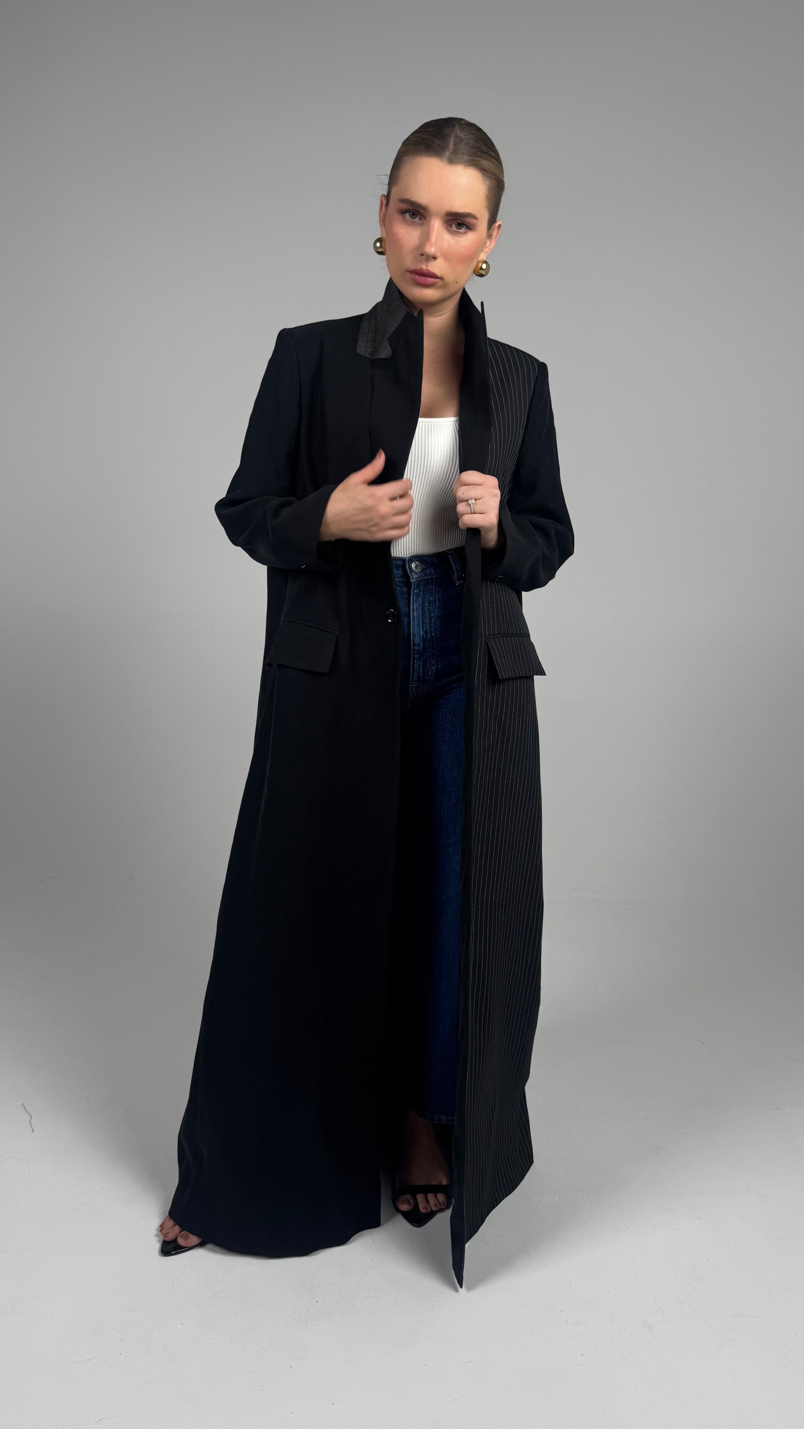 Sneakers Blazer- black/white Strips