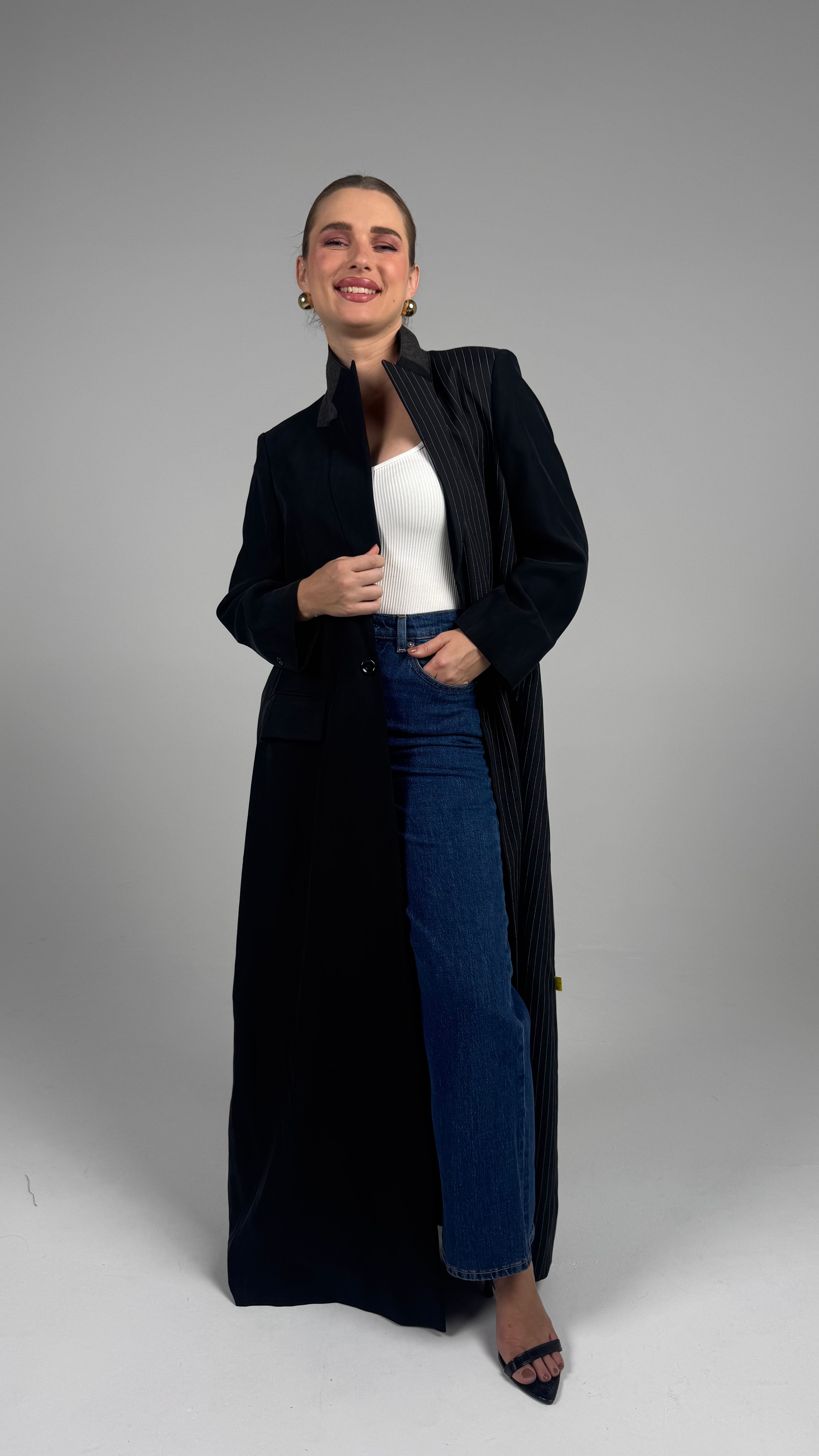 Sneakers Blazer- black/white Strips