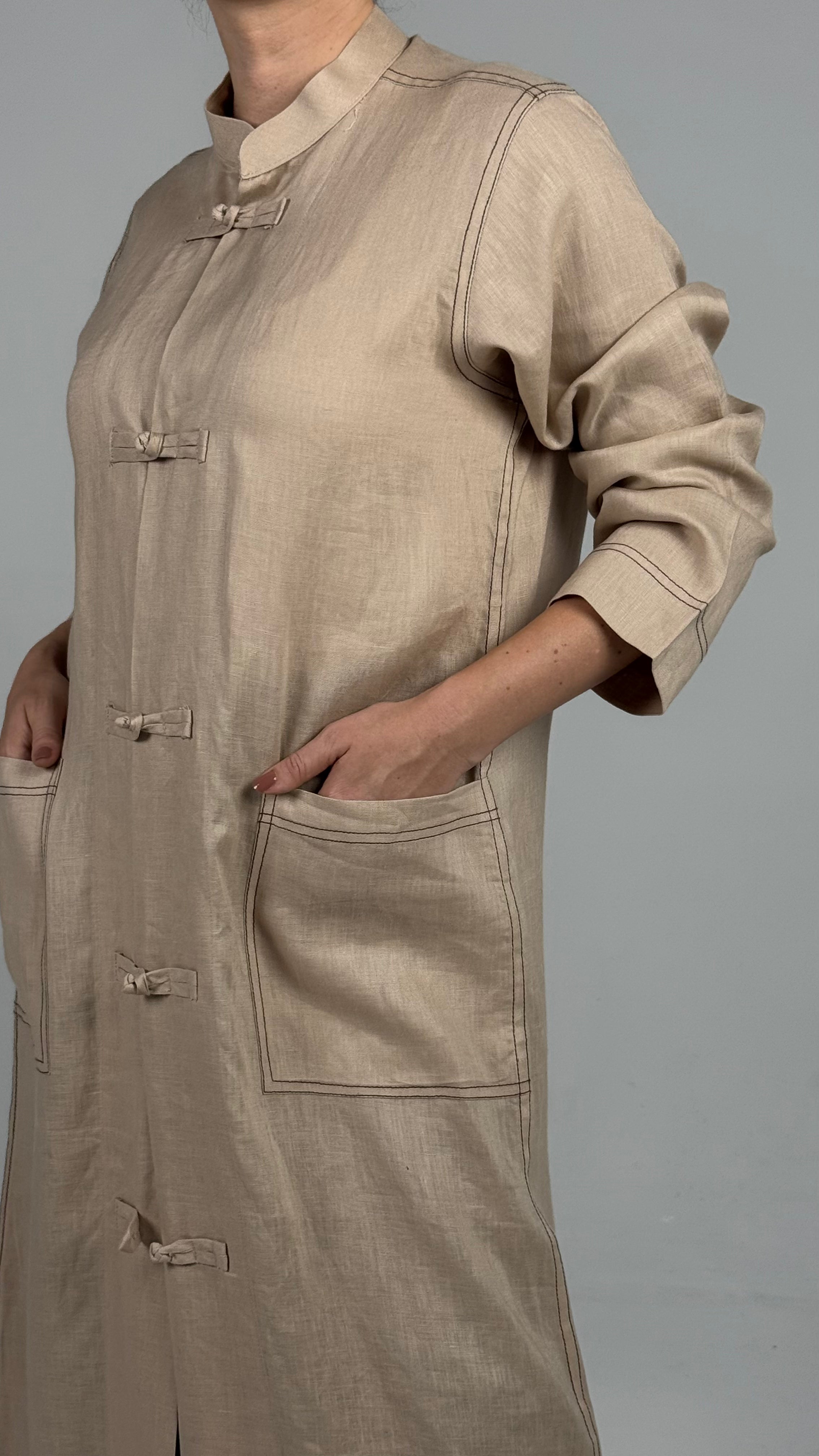 Shang Abaya- Beige