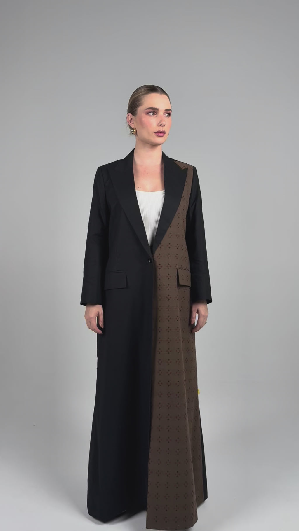 Sneakers Blazer- Black/Brown Embroidery