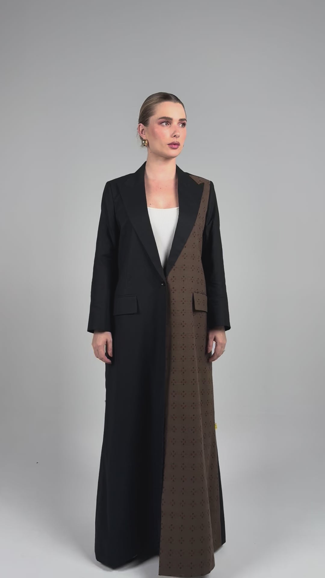 Sneakers Blazer- Black/Brown Embroidery